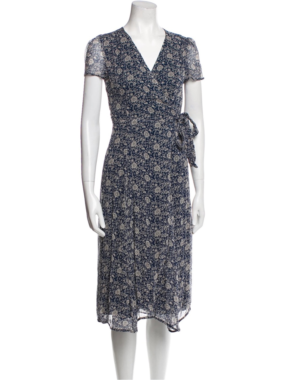 Sezane Wrap Dress size 38 medium - Picture 2 of 5